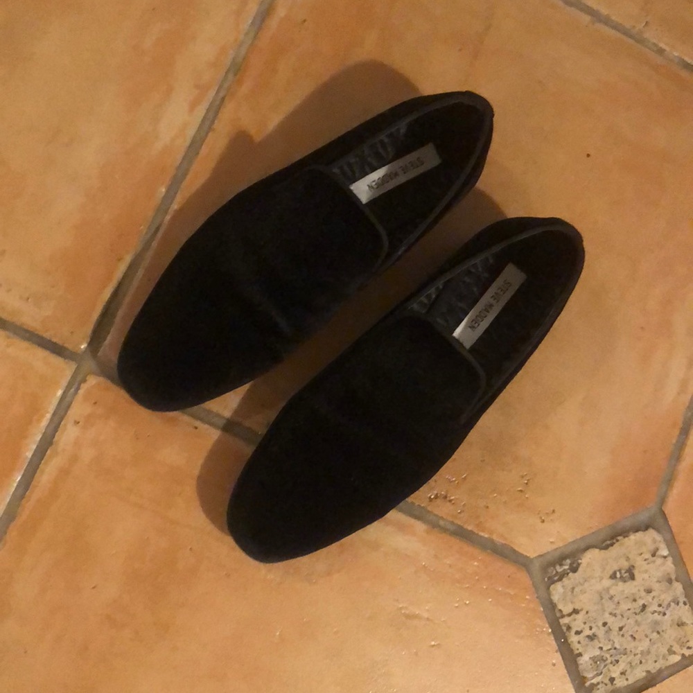 Steve Madden Black Loafers